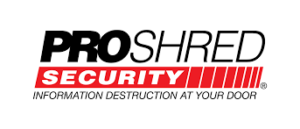 Pro shred security logo